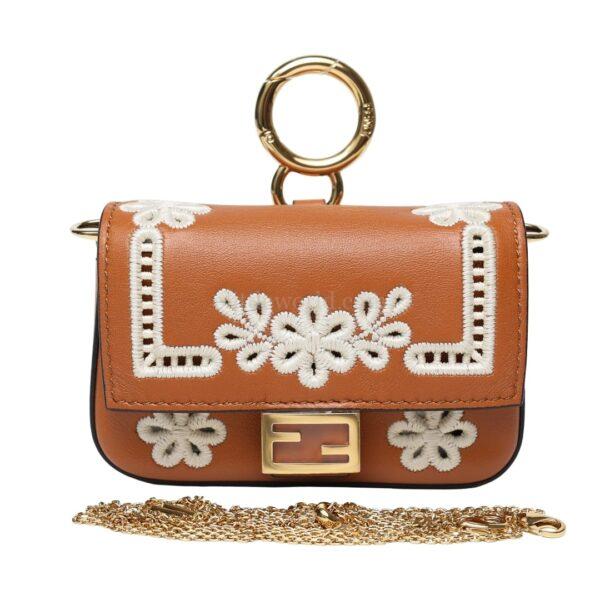 【未使用品】FENDI NANO BAGUETTE 吊飾 E16274