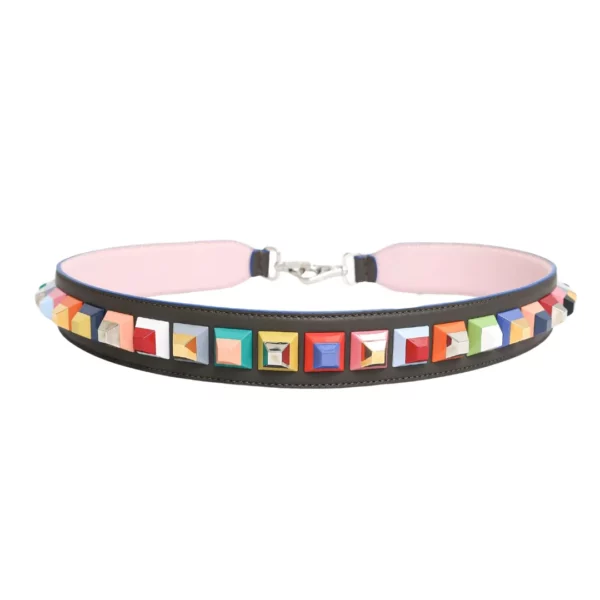 【未使用品】FENDI RAINBOW STUD STRAP YOU 肩帶 E18218