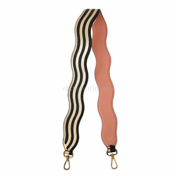 【二手】FENDI STRAP YOU 波浪紋肩帶 S3717