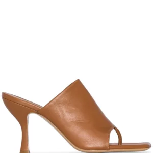 【二手】GIA BORGHINI X PERNILLE TEISBAEK 皮質穆勒鞋 38.5