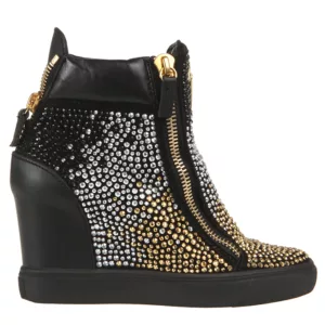 【二手】GIUSEPPE ZANOTTI 閃鑽飾坡跟運動鞋 36