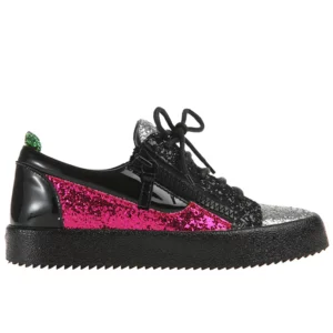 【二手】GIUSEPPE ZANOTTI 閃片拼色休閒鞋 38.5