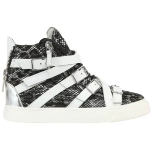 【二手】GIUSEPPE ZANOTTI 系帶飾高幫板鞋 40