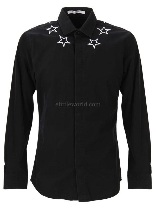 【二手】GIVENCHY 星星刺繡圖案襯衫 38