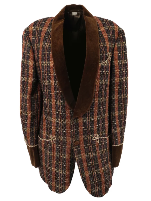 【意大利】GUCCI 金絲編織西裝夾克 44