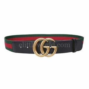 【二手】GUCCI GG扣環皮帶 85 409416 E18757