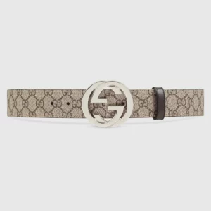 【二手】GUCCI GG 皮帶 85 411924 RR1404