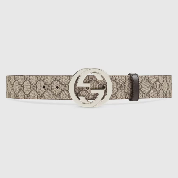 【二手】GUCCI GG 皮帶 85 411924 RR1404