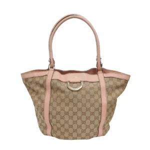 【二手】GUCCI GG ABBEY 帆布手提包 211982 E22068