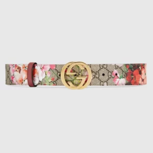 【二手】GUCCI GG BLOOMS 皮帶 80 370543 RR1405