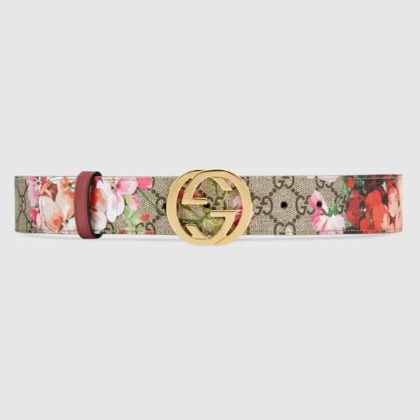 【二手】GUCCI GG BLOOMS 皮帶 80 370543 RR1405