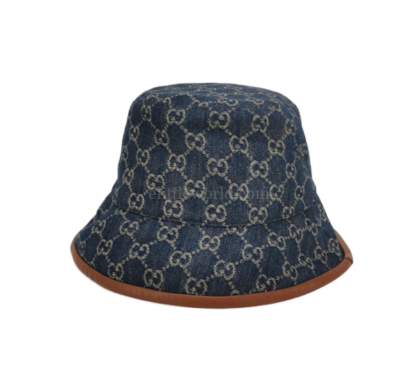 【二手】GUCCI GG 牛仔漁夫帽 L 816543 RR1846