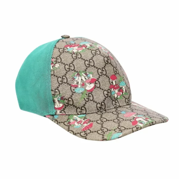 【二手】GUCCI GG 蘑菇棒球帽 L E21789