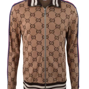 【二手】GUCCI GG 提花拉鍊夾克 M
