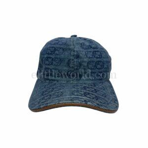【二手】GUCCI GG 牛仔棒球帽 M VV2164