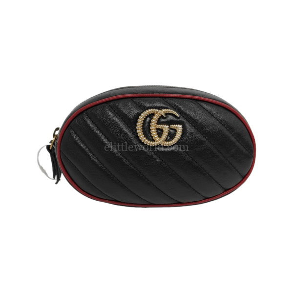 【二手】GUCCI GG MARMONT 腰包 476434 RR1854