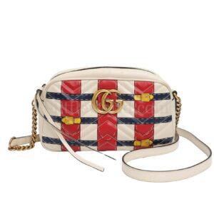 【二手】GUCCI GG MARMONT 鏈條單肩包 E23160