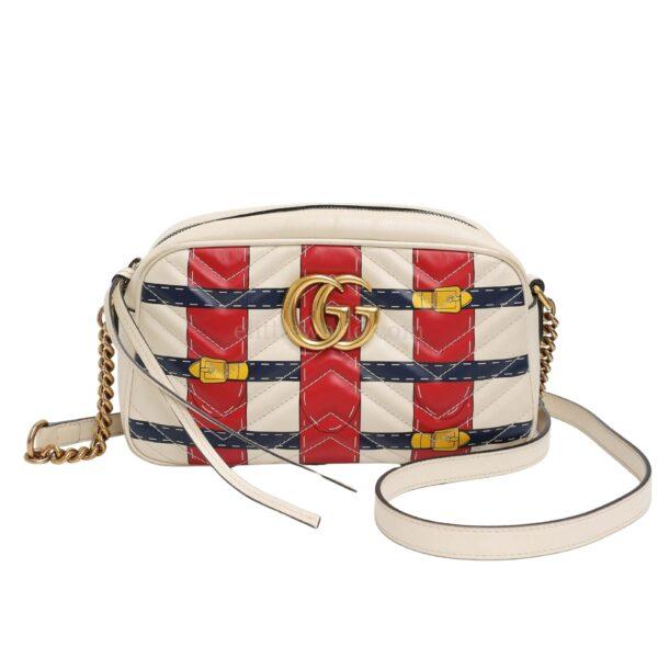 【二手】GUCCI GG MARMONT 鏈條單肩包 E23160