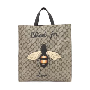 【二手】GUCCI GG SUPERME 大號托特包 PD1059