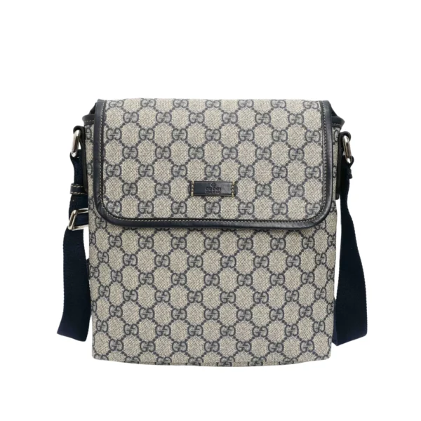 【二手】GUCCI GG SUPREME 斜挎袋 223666 E21734