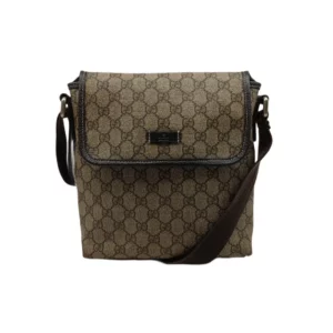 【二手】GUCCI GG SUPREME 斜挎袋 PD1582