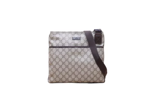 【二手】GUCCI GG SUPREME 斜挎袋 YY1514