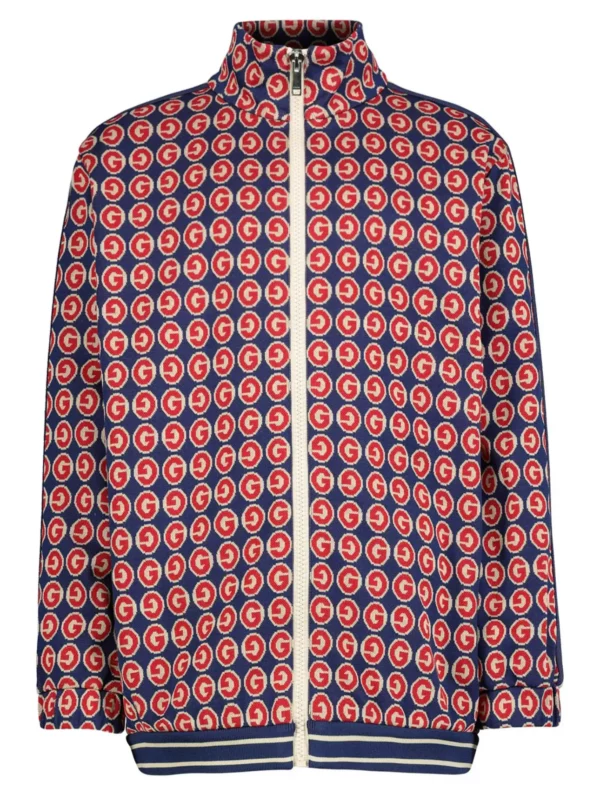 【二手】GUCCI GG TRACK 童裝外套 12 S2024