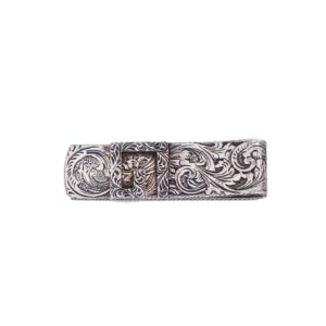 【二手】GUCCI GG字母印花復古領帶夾 YY1040