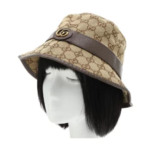 【二手】GUCCI 卡其色 LOGO漁夫帽 PD2054