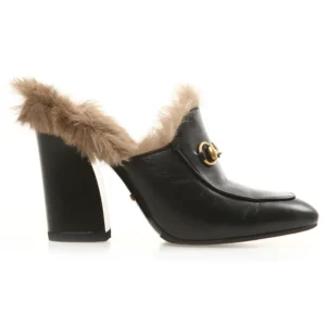 【二手】GUCCI PRINCETOWN 羊毛拼接穆勒鞋 37