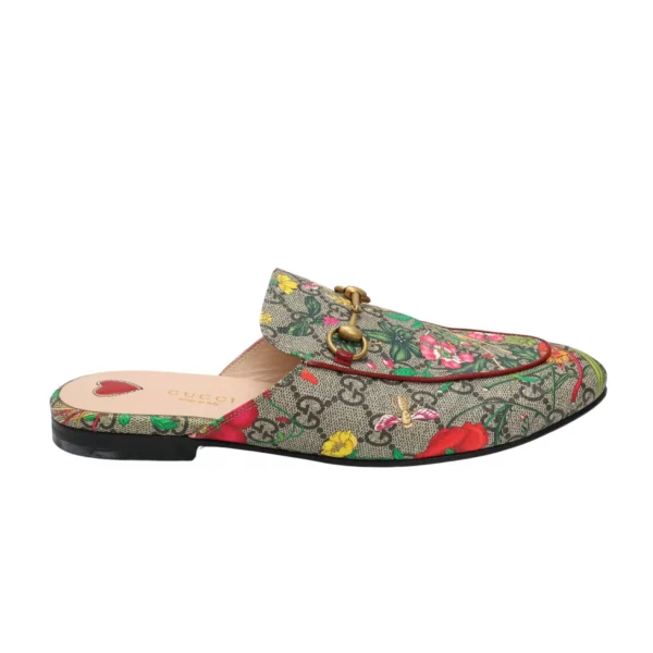 【二手】GUCCI PRINCETOWN 印花半拖鞋 38.5 E21560