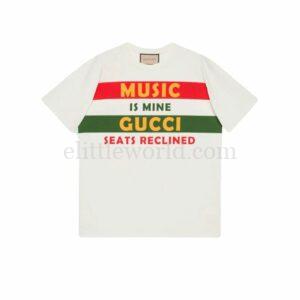 【全新】GUCCI 標誌印花 T 恤 XS VV2208