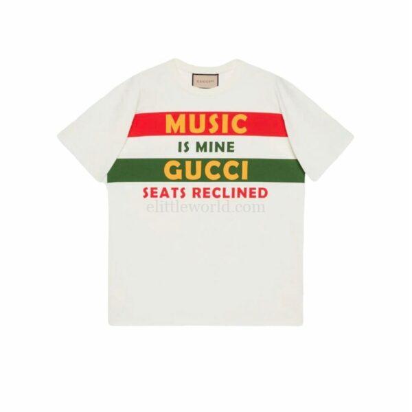 【全新】GUCCI 標誌印花 T 恤 XS VV2208
