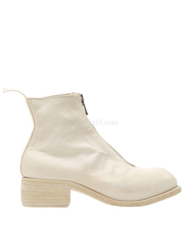 【二手】GUIDI 正面拉鍊短靴 38