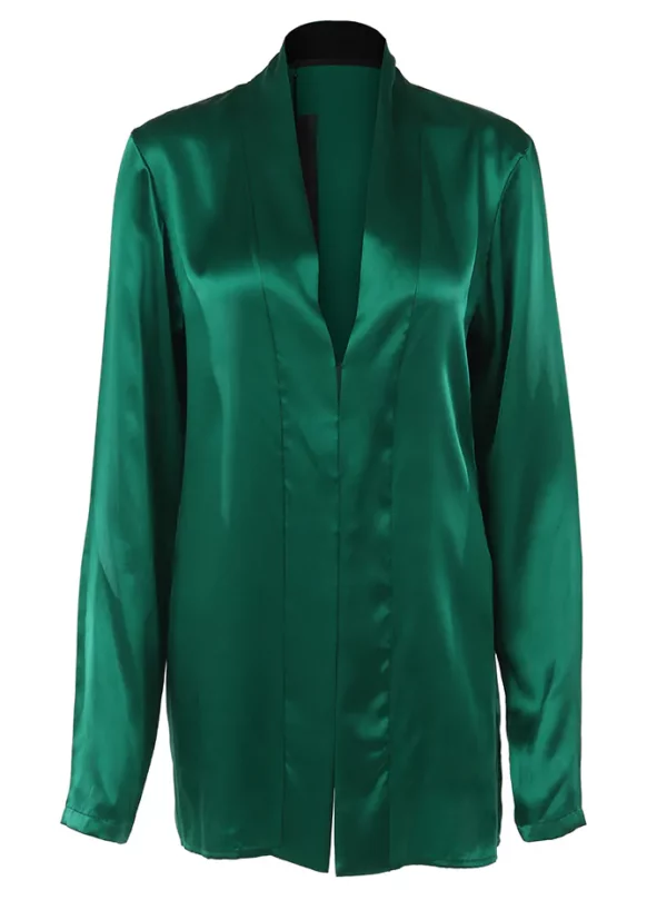 【意大利】HAIDER ACKERMANN 和服式絲綢開衫 38