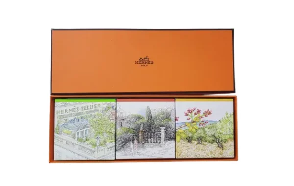 【全新】HERMES 3 塊香皂禮品套裝 E22624