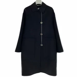 【全新】HERMES 輕質雙面軟羊絨大衣 36 E2045