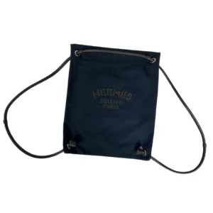 【二手】HERMES ALINE GROOMING 深藍色 2用背包 PD1375