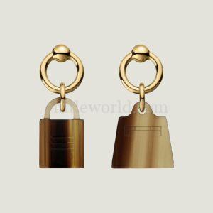 【二手】HERMES AMULETTE MAROQUINIER 耳環 VV1872