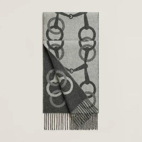 【全新】HERMES ANY MORS MUFFLER 圍巾 E18502