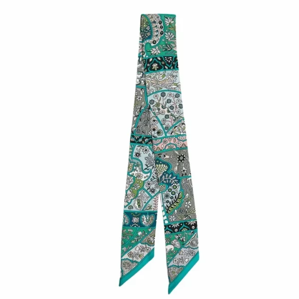 【二手】HERMES AU PAYS DES OISEAUX FLEURS 絲巾 E20745