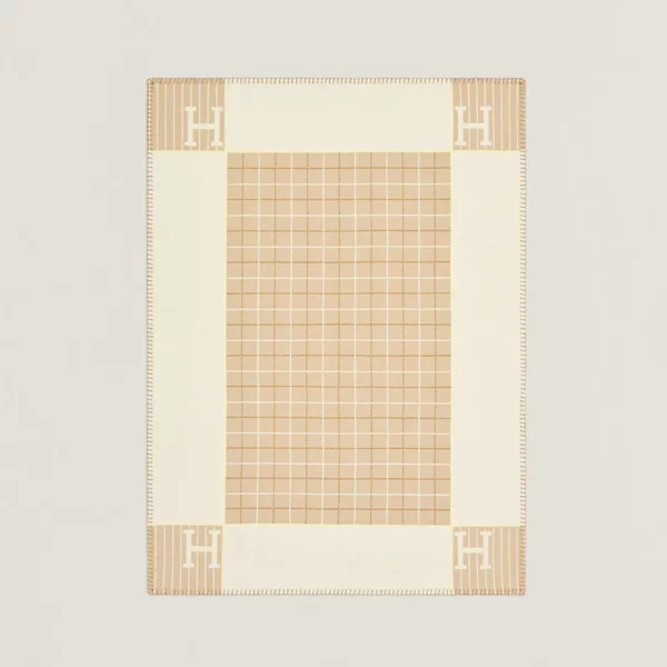 【全新】HERMES AVALON CABRIOLE 毛毯 E5702