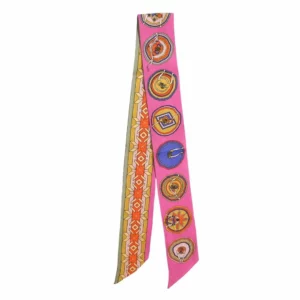 【二手】HERMES BALLES DU MEXIQUE TWILLY 絲巾 E20251