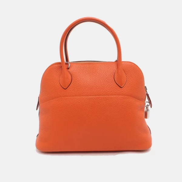 【二手】HERMES BOLIDE 31 橙色手提袋 PD1084