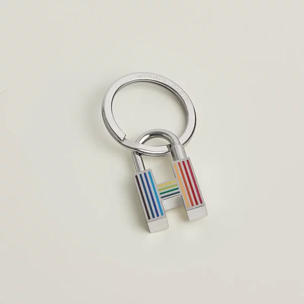 【全新】HERMES CADENAS QUIZZ 彩虹鑰匙圈 E4483
