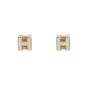 【二手】HERMES CAGE D’H 耳環 RR1549