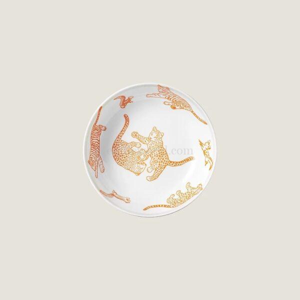 【全新】HERMES CALOTTE PETITS FELINS 餐盤 E19395