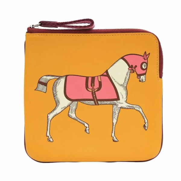 【未使用品】HERMES CARRE POCKET 收納包 E22543