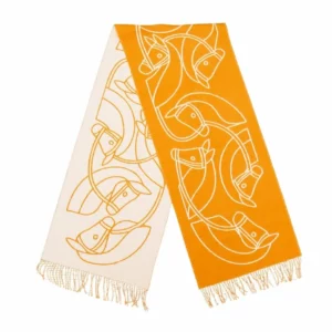 【二手】HERMES CASAQUE ENTRELACS EQESTRES 圍巾 E21407