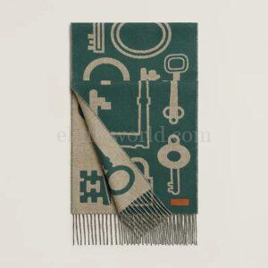 【全新】HERMES CASAQUE PORTE-CLEFS 圍巾 E18491 (RETURN ON 20250120 F 026 665 268 9527)